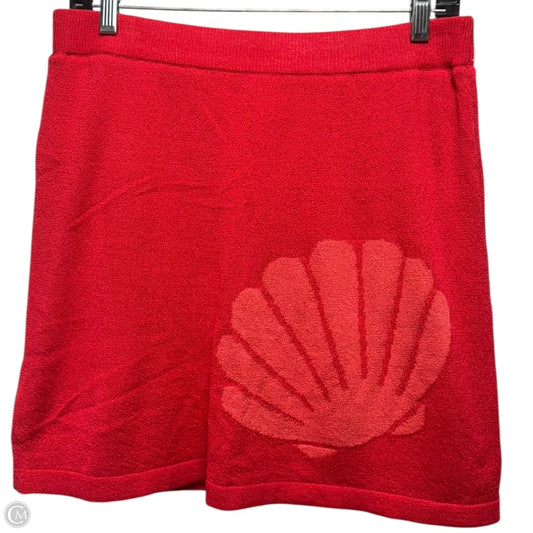 Skirt Mini & Short By Le Lis In Red, Size: L
