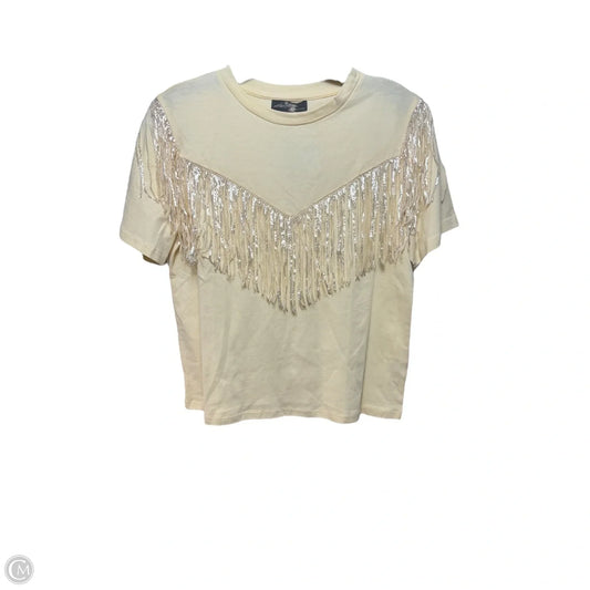 Tunic 3/4 Sleeve By On Twelfth In Yellow, Size: L