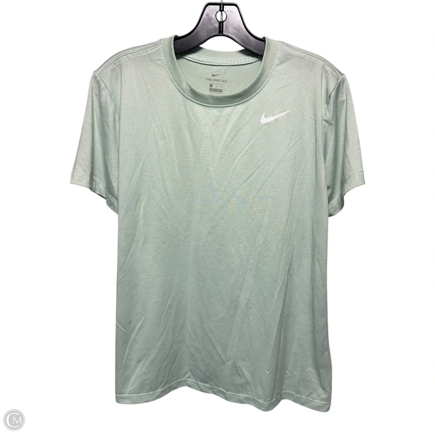 Athletic Top Short Sleeve By Nike Apparel In Green, Size: Xl