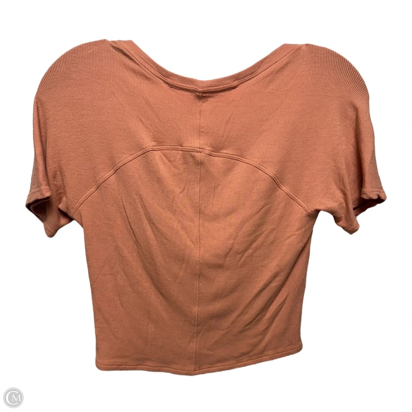 LA Twist Front Crop Top By Lululemon In Pink Savannah, Size: 8