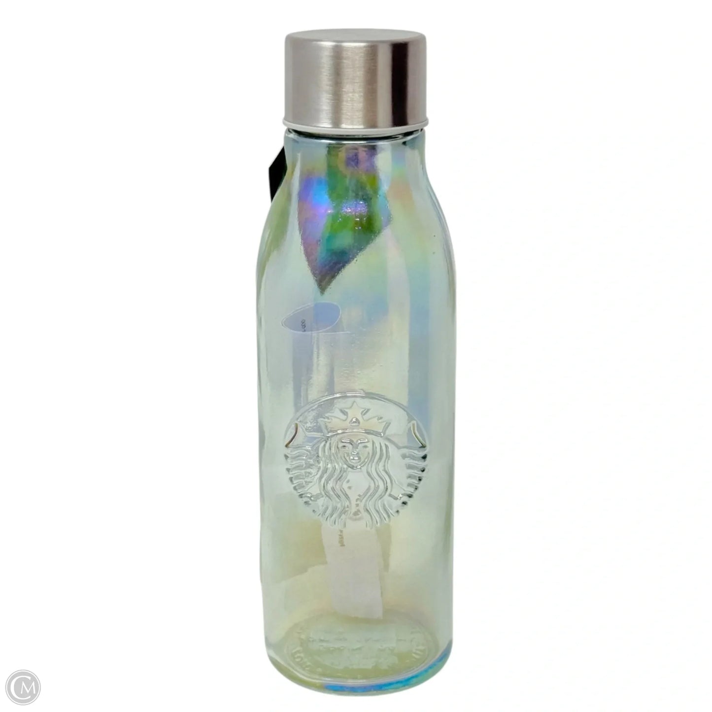 Limited Edition Iridescent Glass Recycled Water Bottle By Starbucks