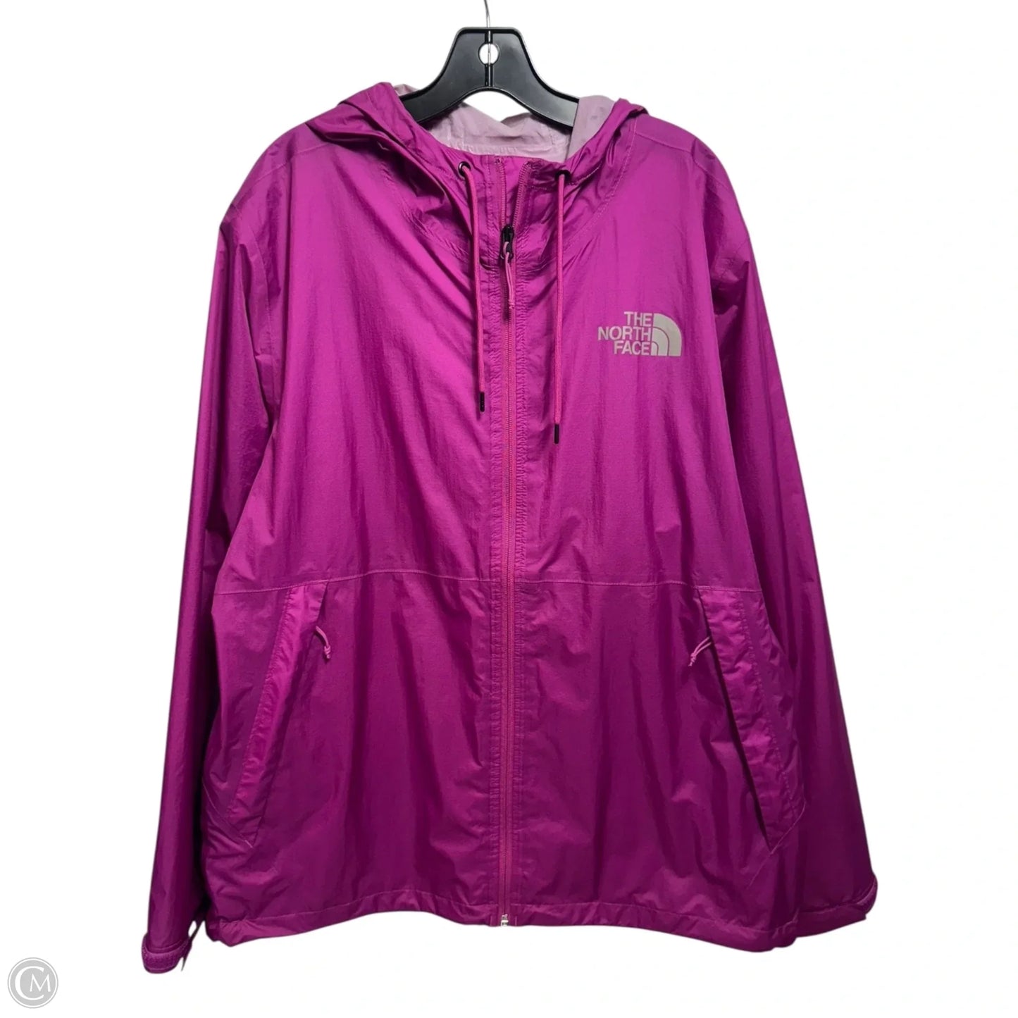 Jacket Windbreaker By The North Face In Pink, Size: Xl