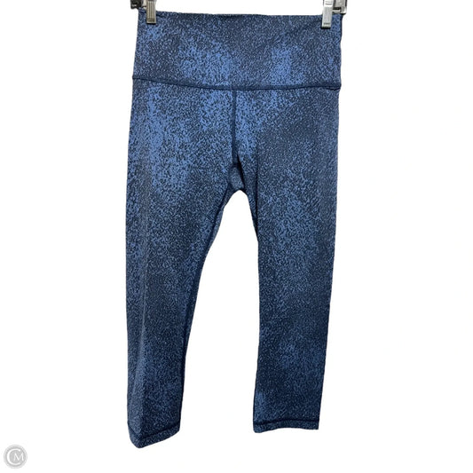 Athletic Leggings By Lululemon In Blue, Size: 8