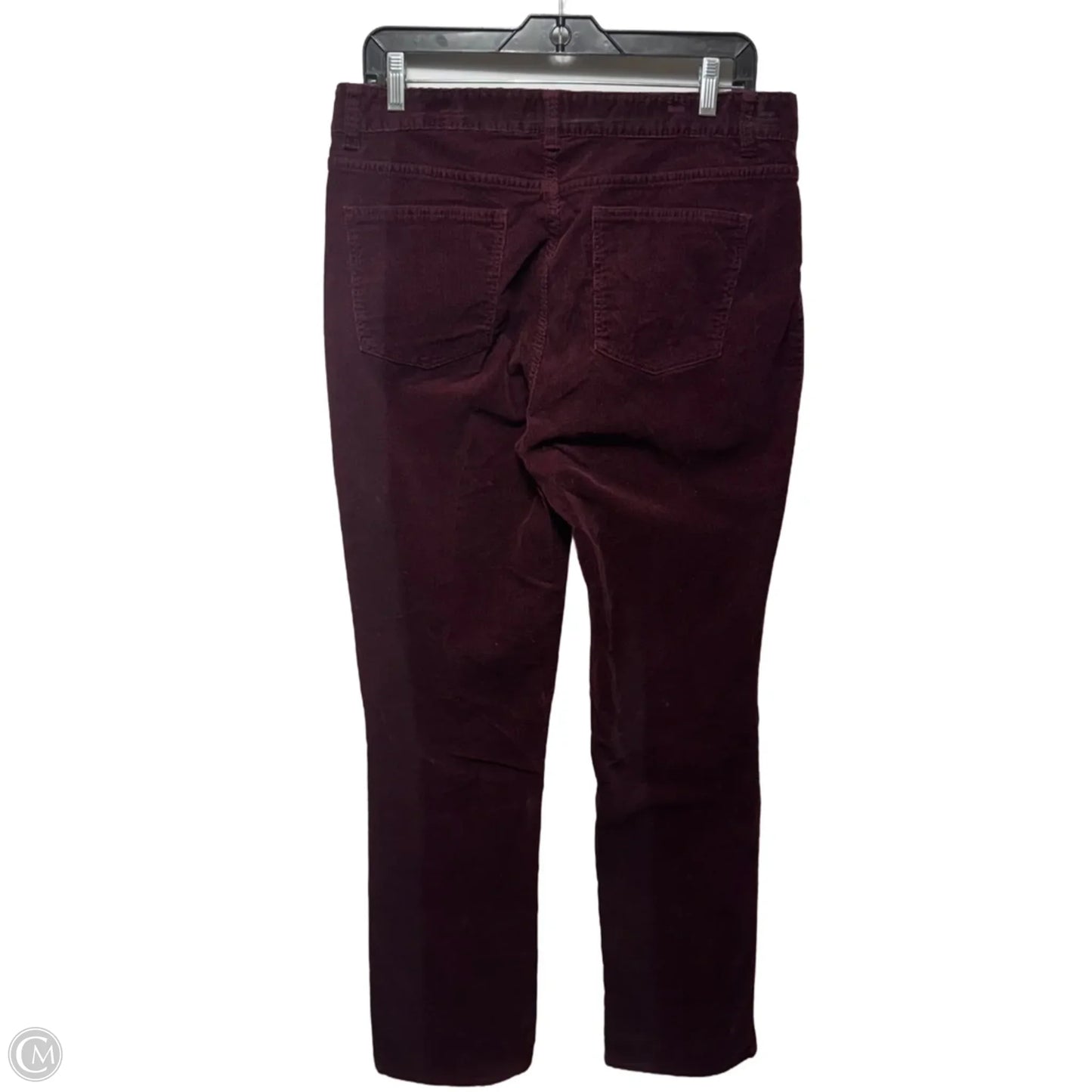 Pants Corduroy By Talbots In Maroon, Size: 12