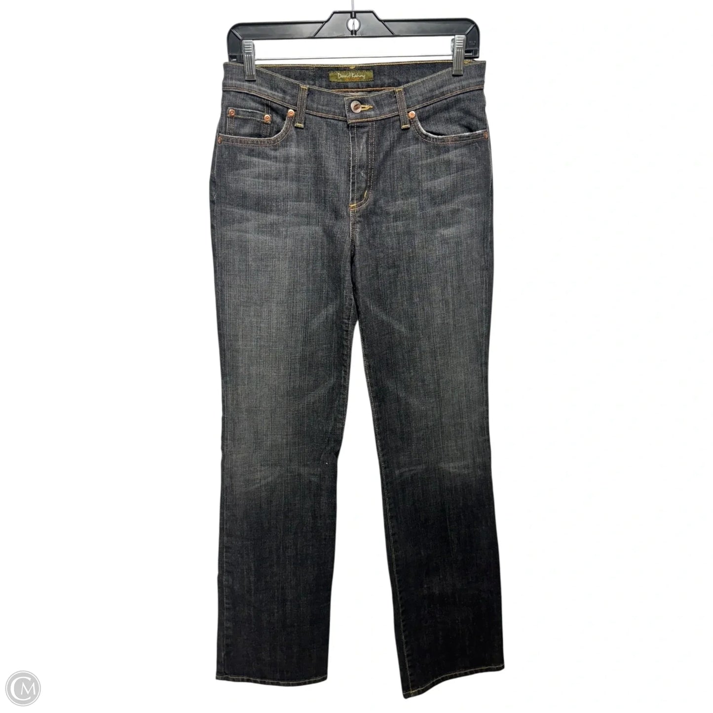 Jeans Straight By David Kahn In Blue Denim, Size: 8