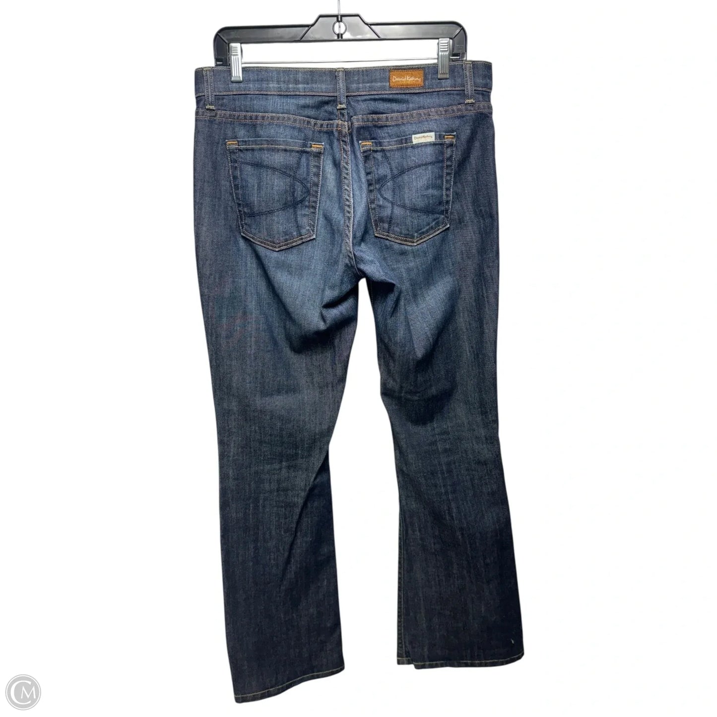 Jeans Flared By David Kahn In Blue Denim, Size: 10