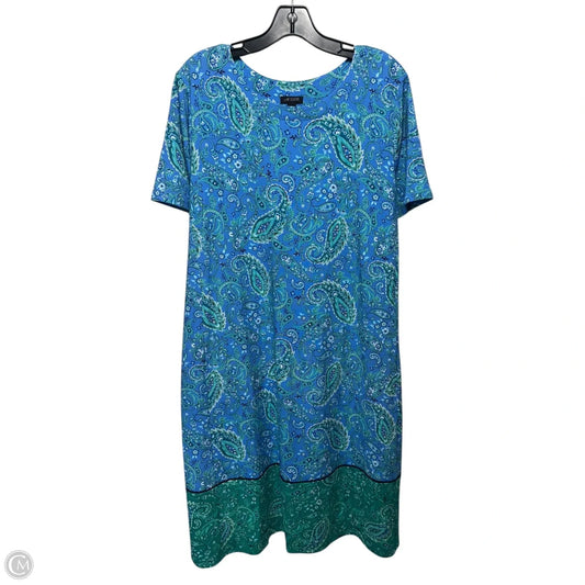 Dress Casual Midi By J. Jill In Multi-colored, Size: XL