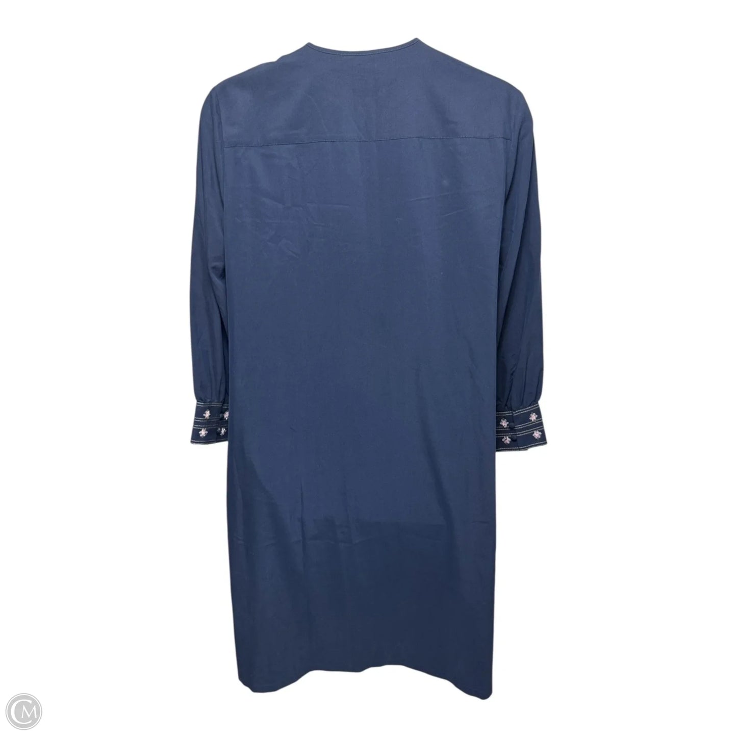 Dress Casual Midi By Chicos In Navy, Size: Xl