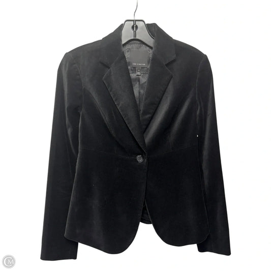 Velour Blazer By Limited In Black, Size: 0