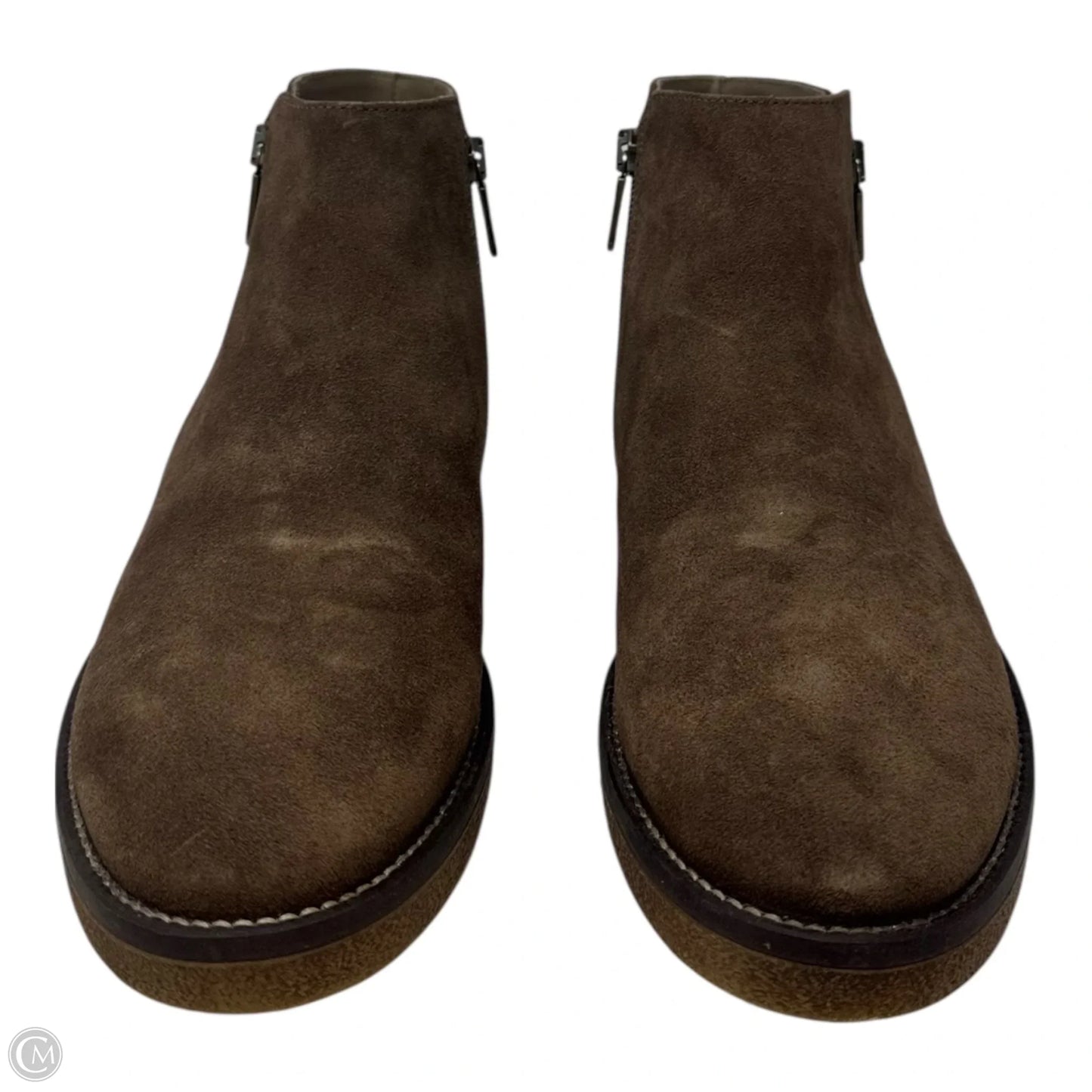 Foliana Boots Ankle Heels By Italeau In Brown, Size: 9.5