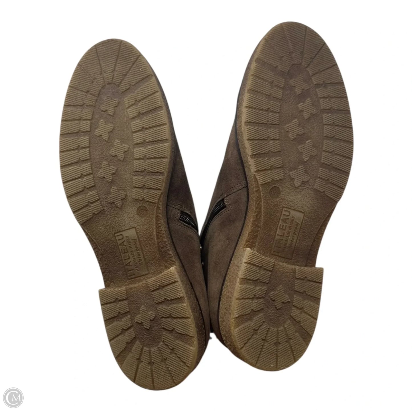 Foliana Boots Ankle Heels By Italeau In Brown, Size: 9.5