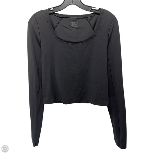 Top Long Sleeve By Athleta In Black, Size: M