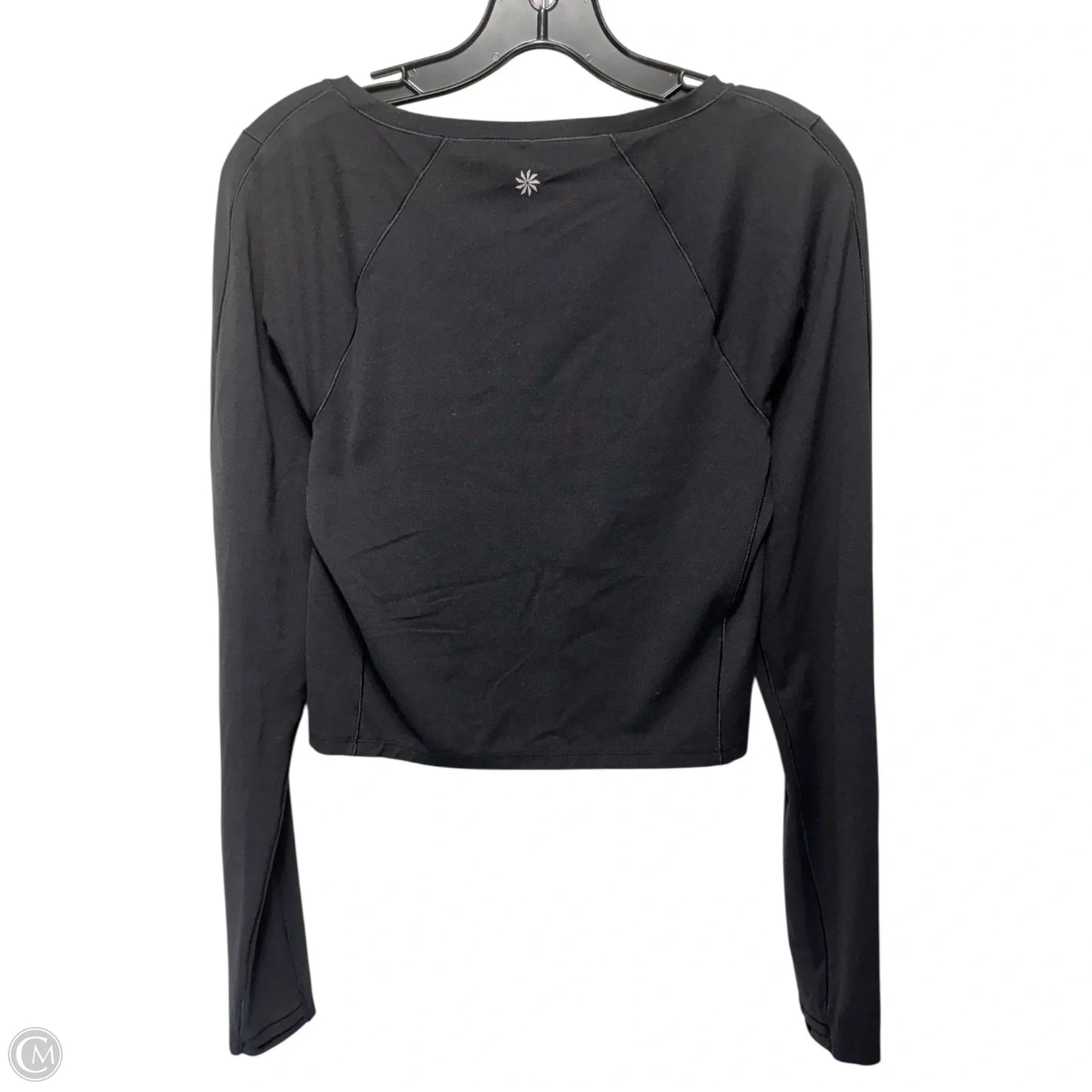 Top Long Sleeve By Athleta In Black, Size: M