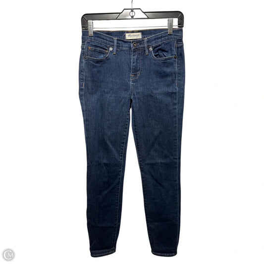 Jeans Skinny By Madewell In Blue Denim, Size: 2