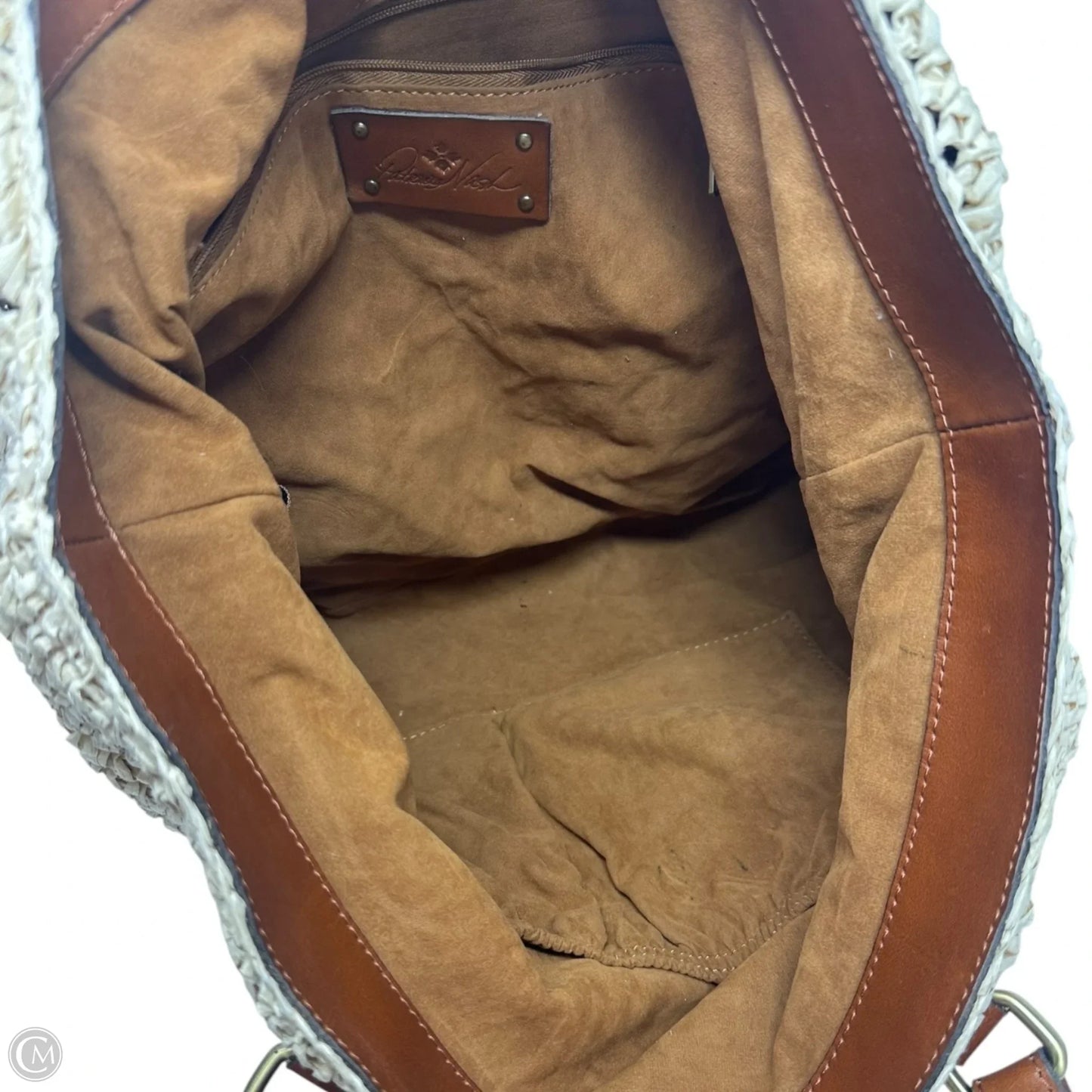 Manarola Raffia Tote Designer By Patricia Nash, Size: Large