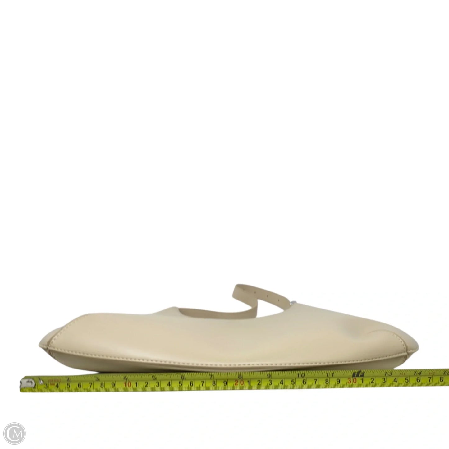 Faux Leather Small Rounded Shoulder Bag By Oak + Fort, Size: Medium