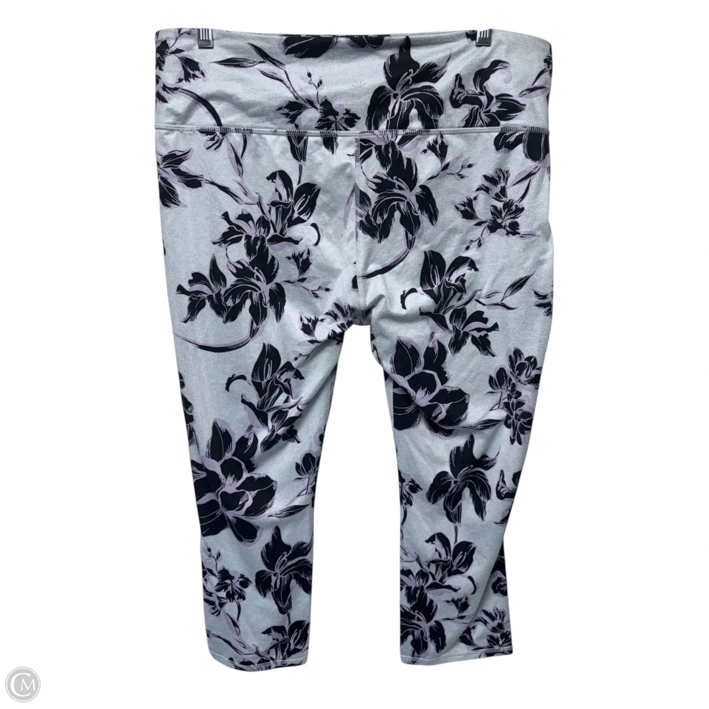 Athletic Leggings Capris By Athleta In Floral Print, Size: Xl