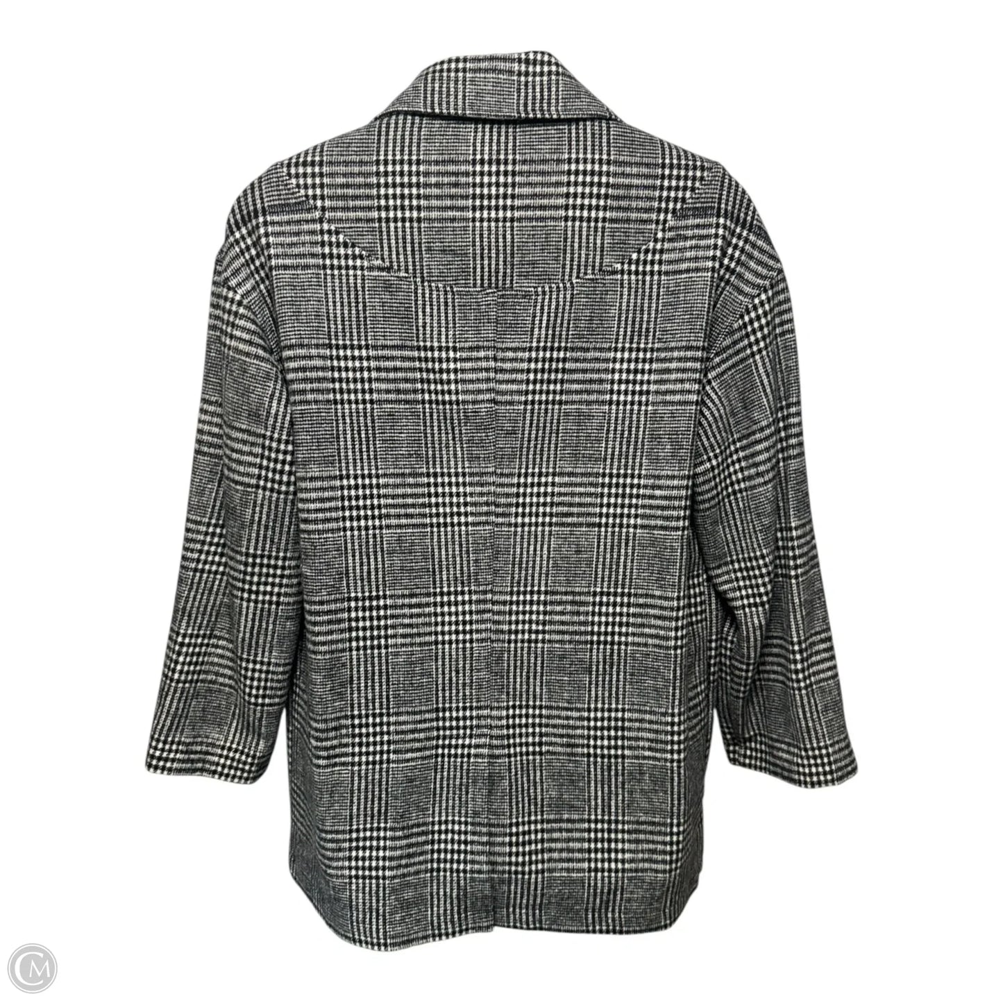 Coat By Avec Les Filles In Checkered Pattern, Size: M