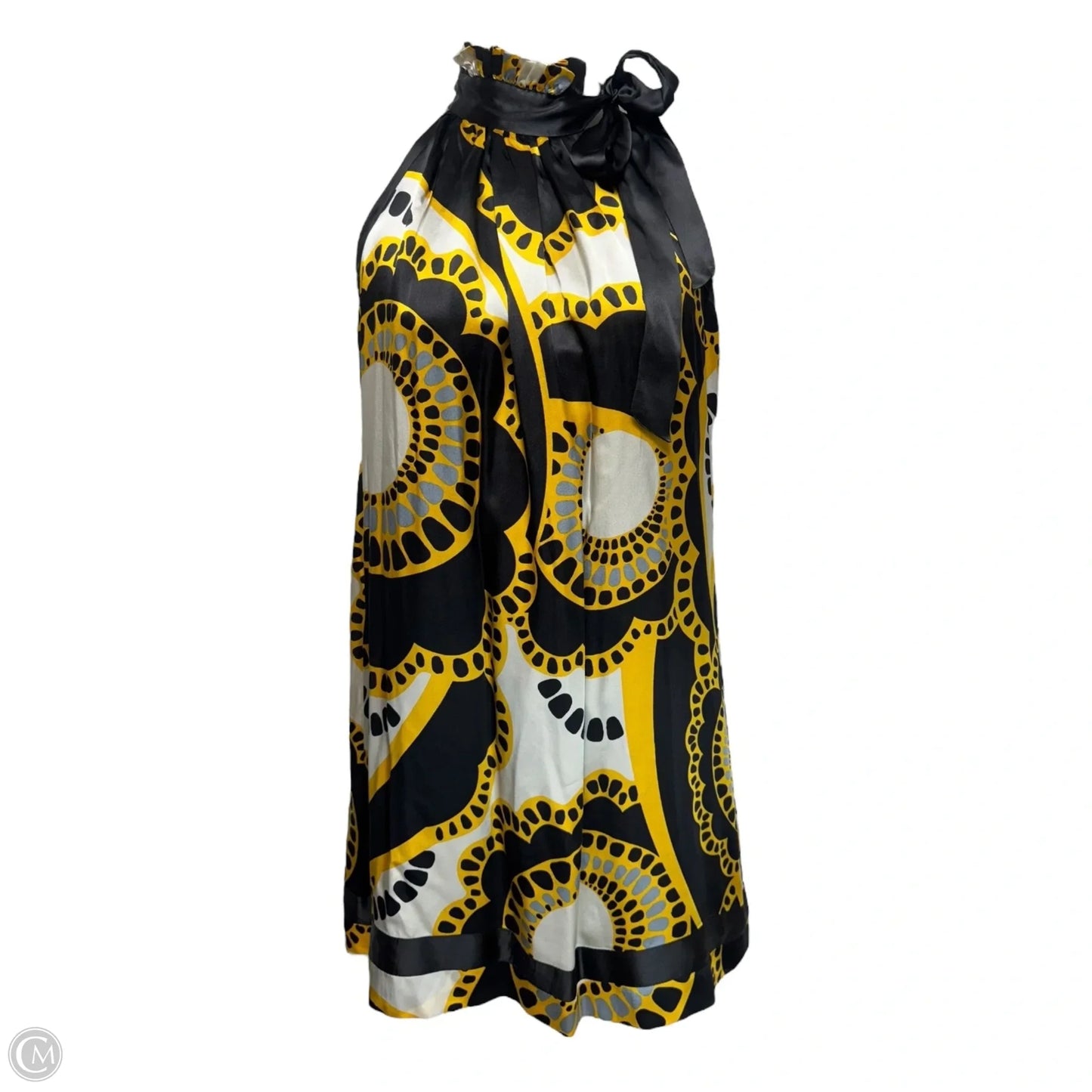 Silk Dress Casual Short By Zara In Multi-colored, Size: L