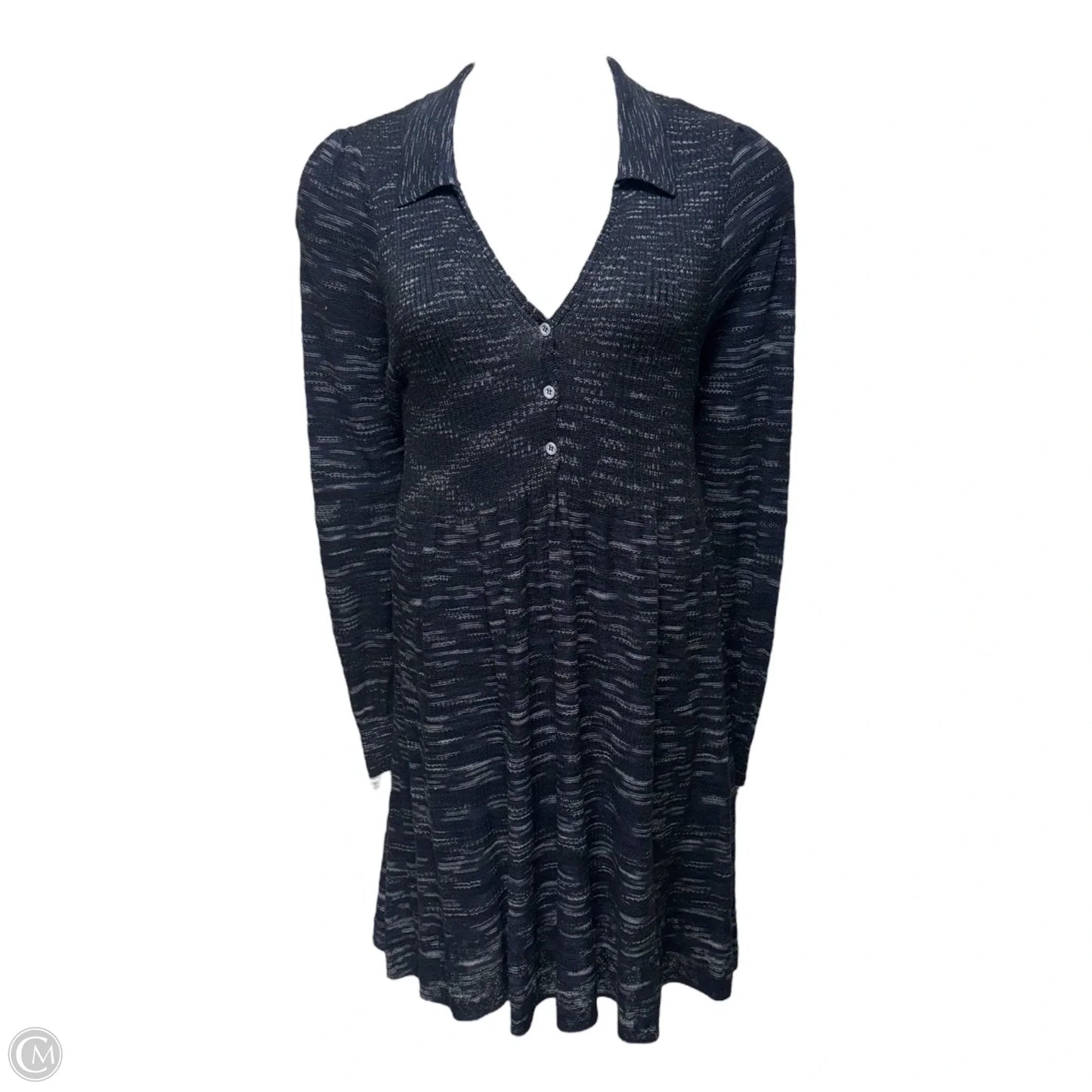 Rain Or Shine Sweater Dress By Free People In Blue, Size: L