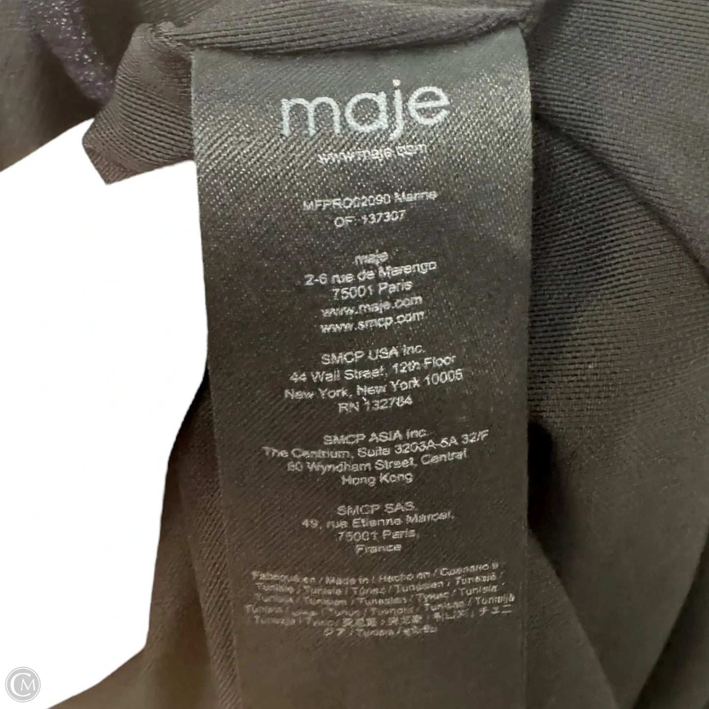 Rustina Cutout Halter Dress By Maje In Blue, Size: 40/L