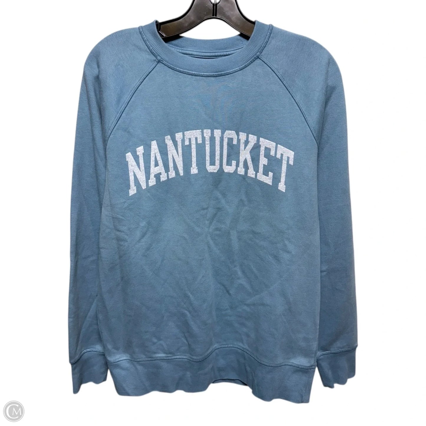 Nantucket Sweatshirt Crewneck By Outta  Town In Blue, Size: Xs