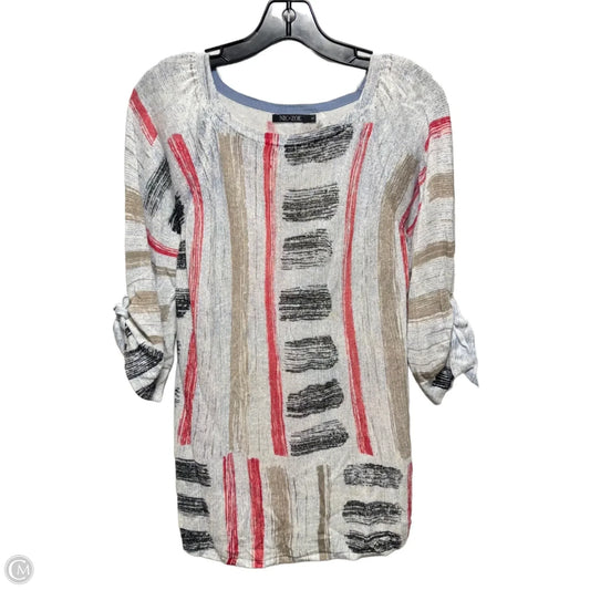Linen Blend Sweater By Nic + Zoe In Multi-colored, Size: S