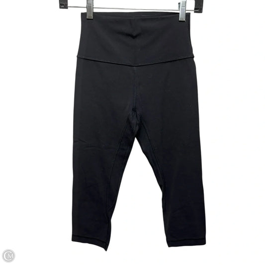 Athletic Capris By Lululemon In Black, Size: 4