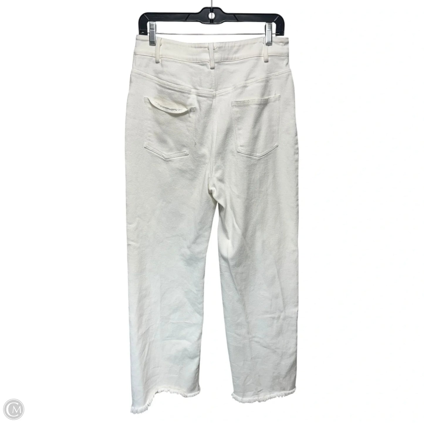 Jeans Wide Leg By En Saison In White, Size: L