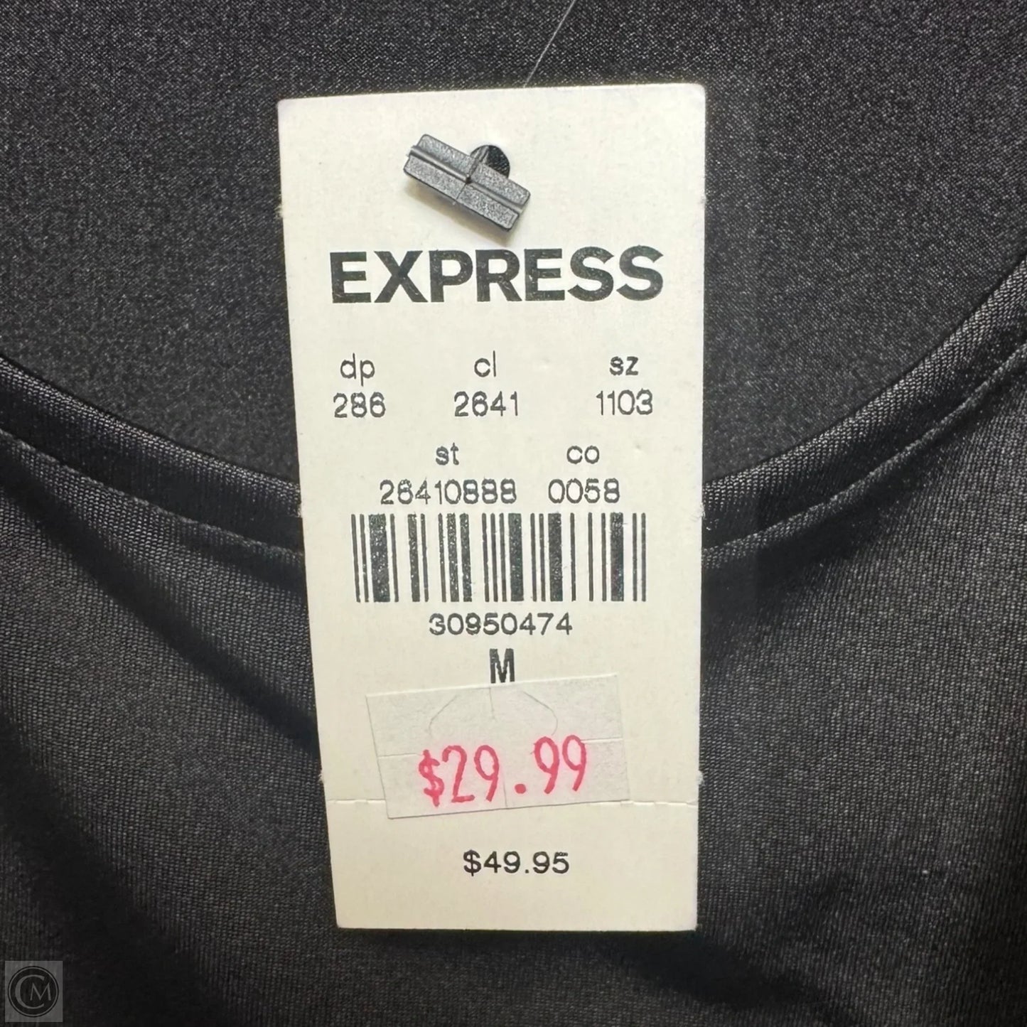 Top Sleeveless By Express In Black, Size: M