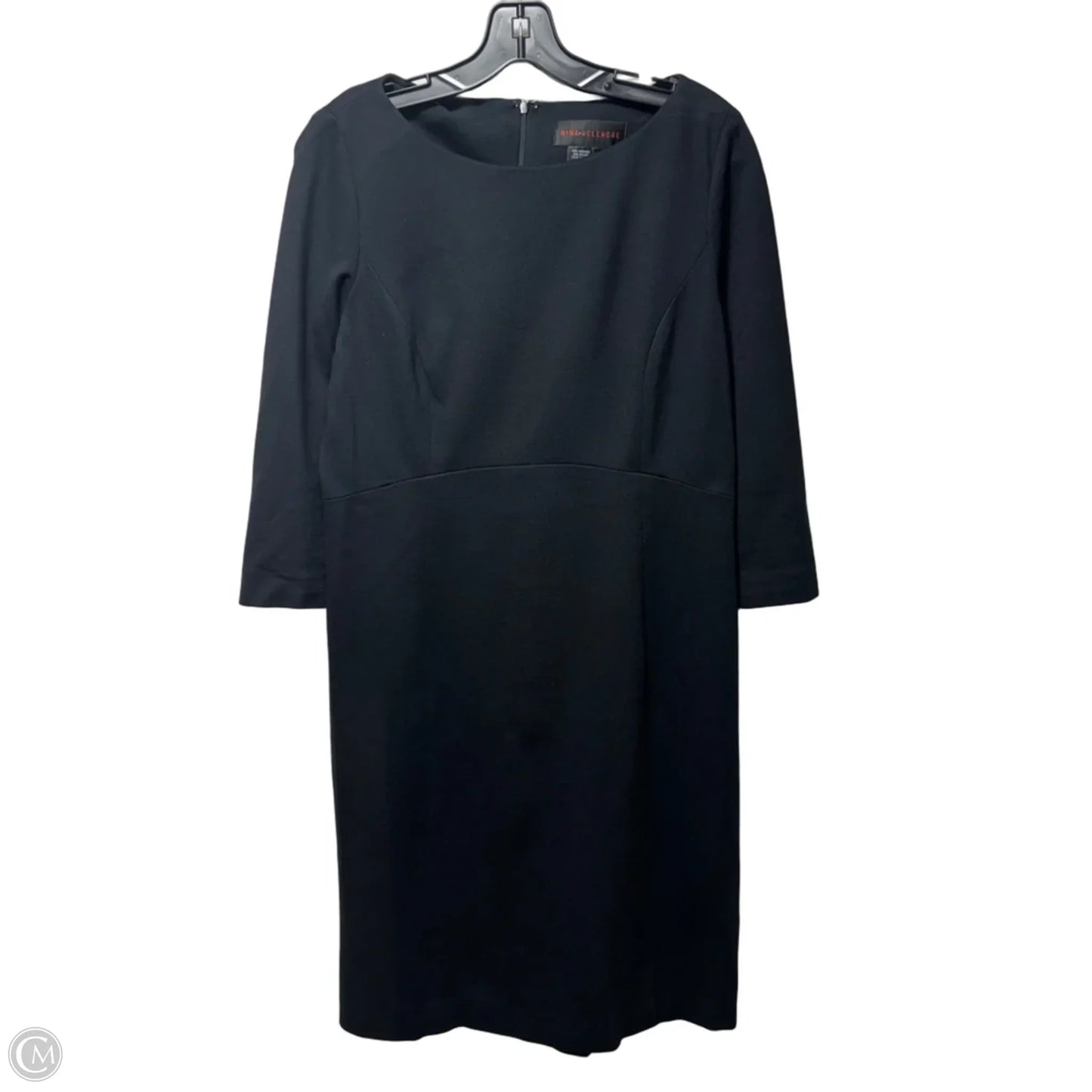 Dress Casual Midi By Nina Mclemore In Black, Size: 8