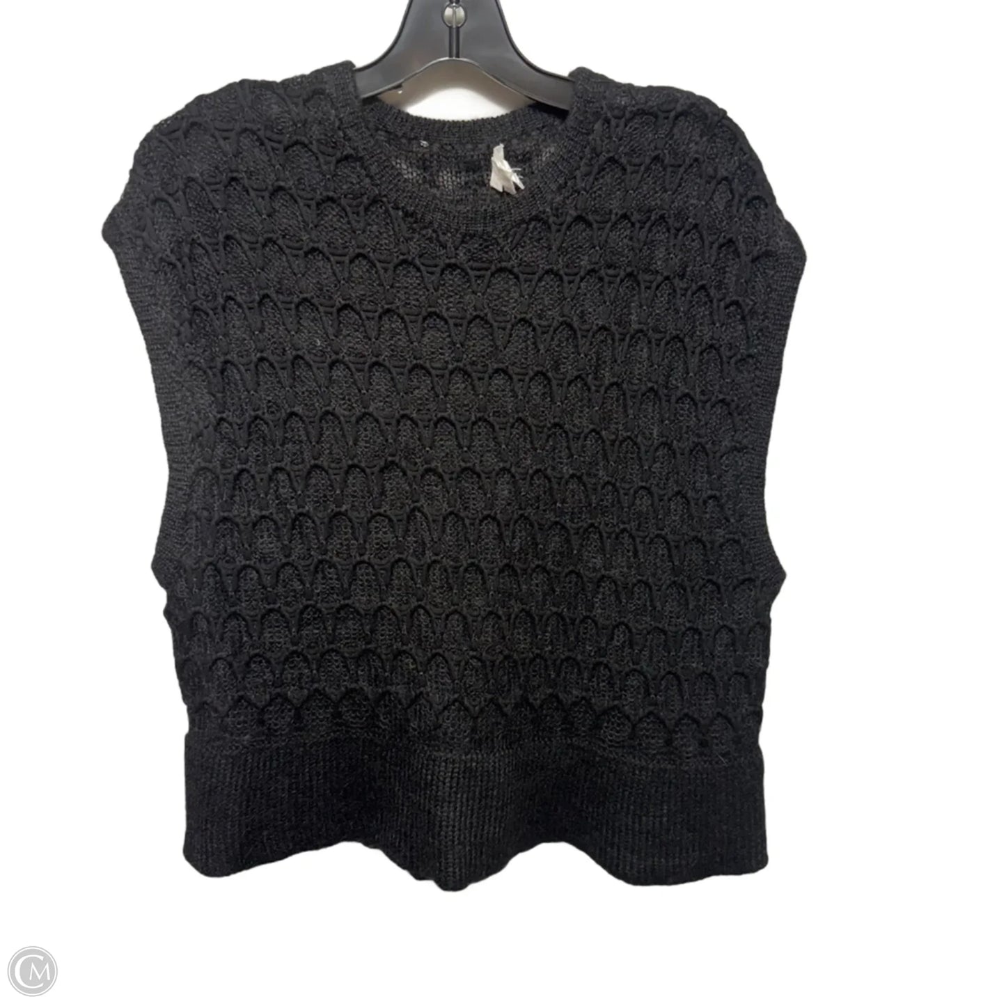Mohair Sleeveless Sweater By Helmut Lang In Black, Size: S