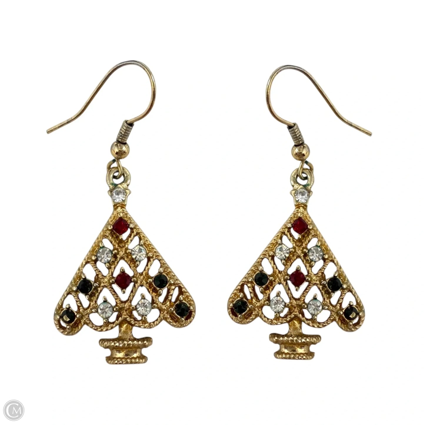 Sparkle Christmas Tree Earrings