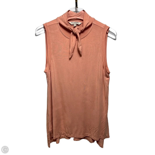 Top Sleeveless By Liverpool In Dusty Coral, Size: M