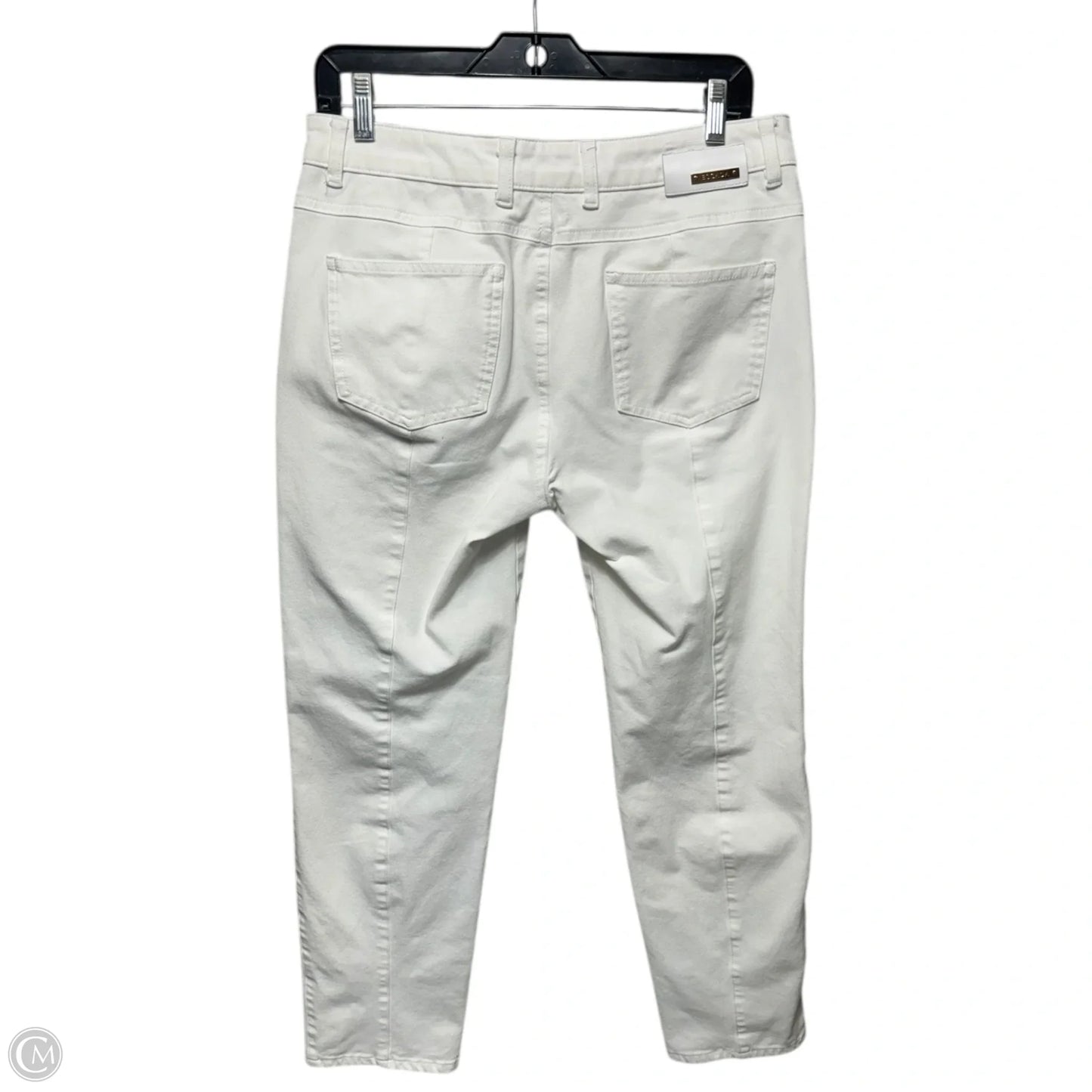 Pants Designer By Escada In White, Size: M