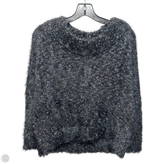 Eyelash Sweater By Express In Black & White, Size: Xs