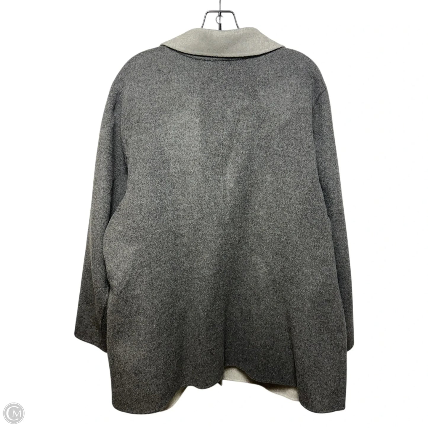 Coat Wool By Talbots In Grey, Size: 20