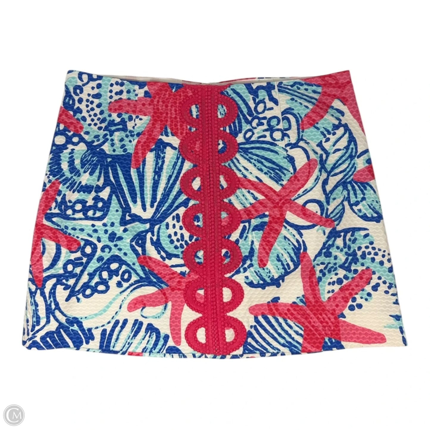 Tate Skirt Designer By Lilly Pulitzer In She Sells Seashells, Size: 6