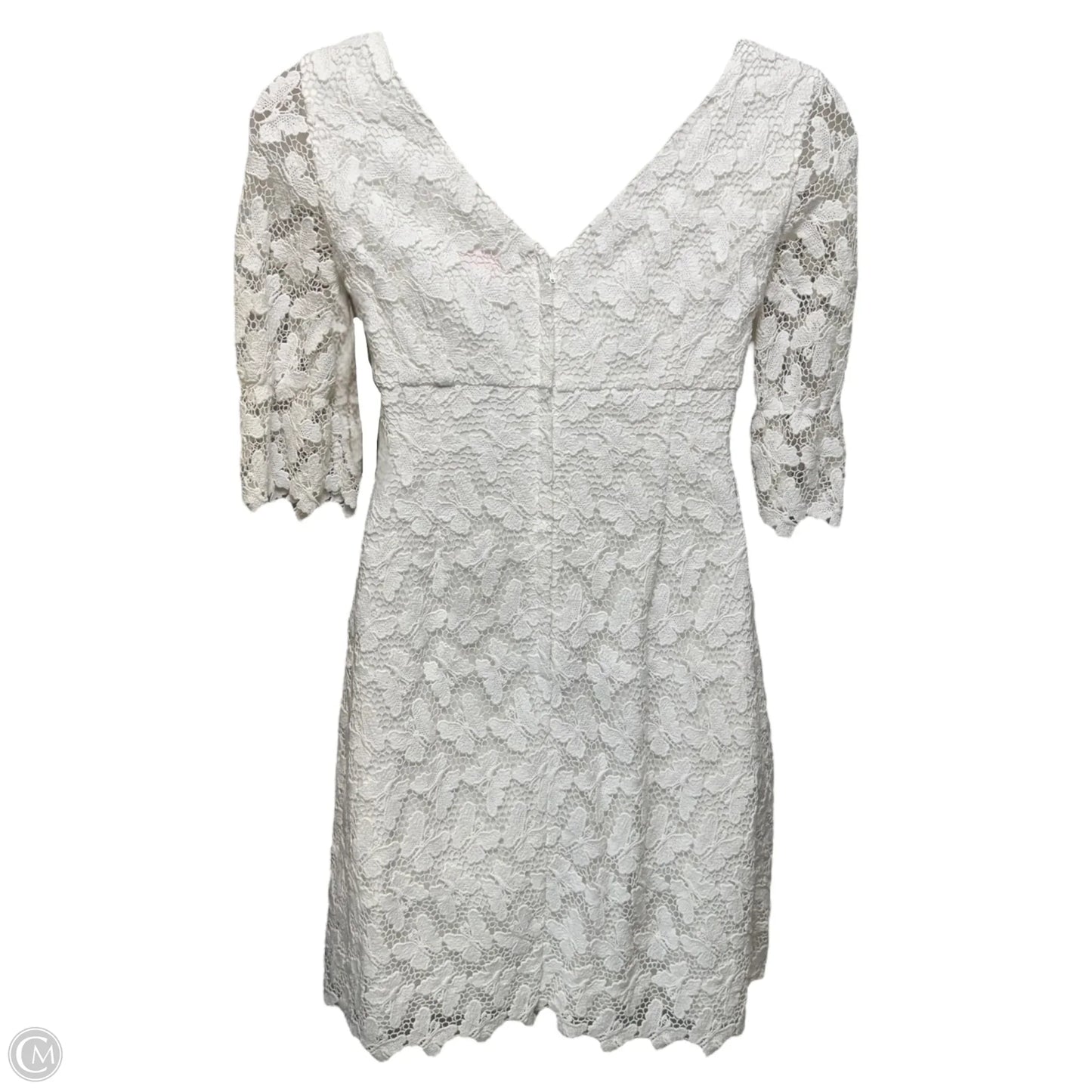 Shayna Lace Dress Designer By Lilly Pulitzer In White, Size: 8