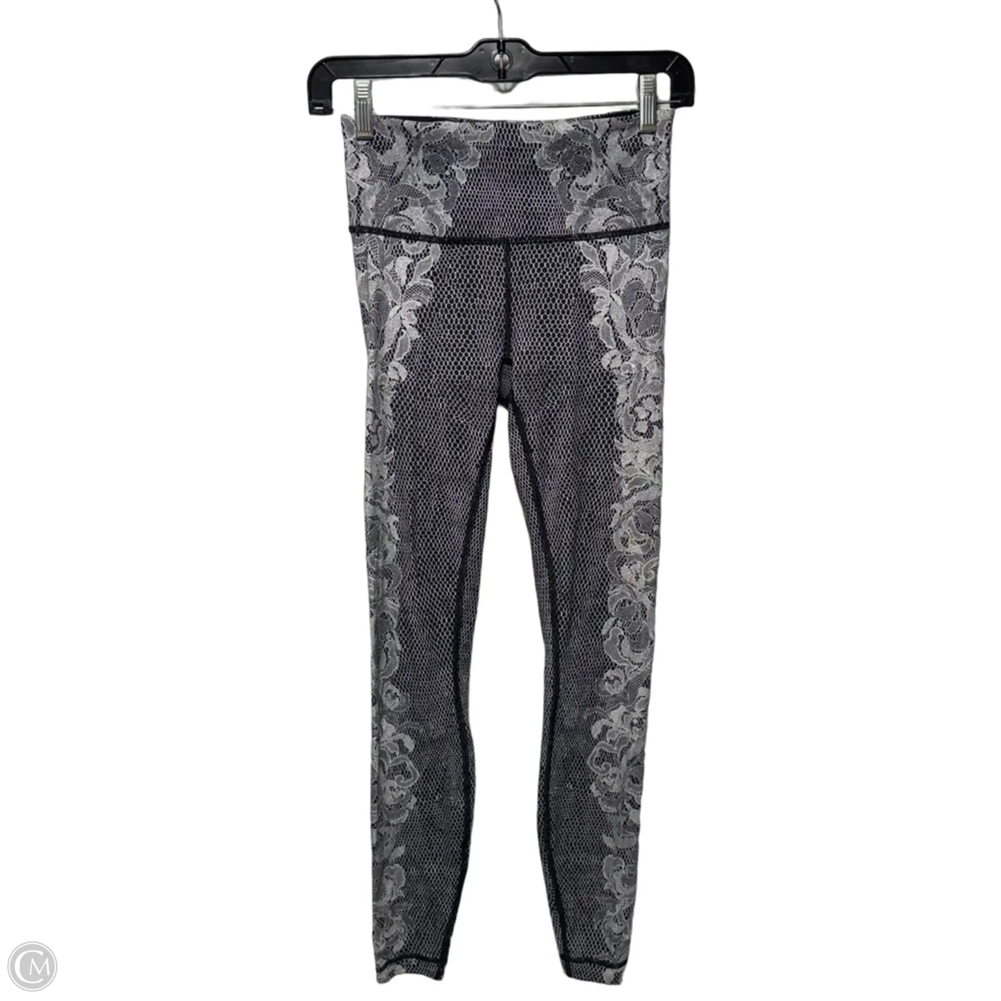 Athletic Leggings By Lululemon In Floral Print, Size: 4