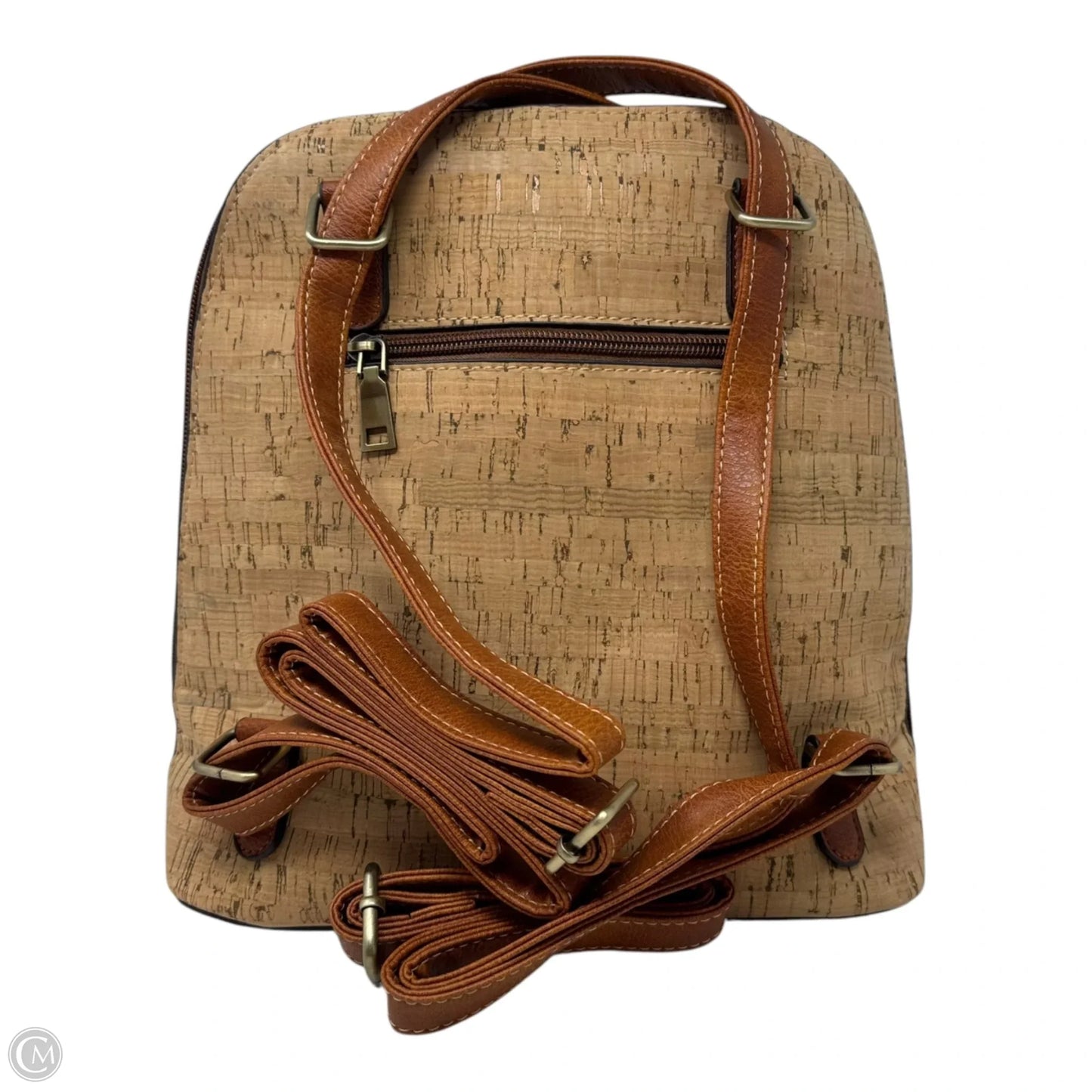 Cork Convertible Backpack By Corkcho, Size: Medium