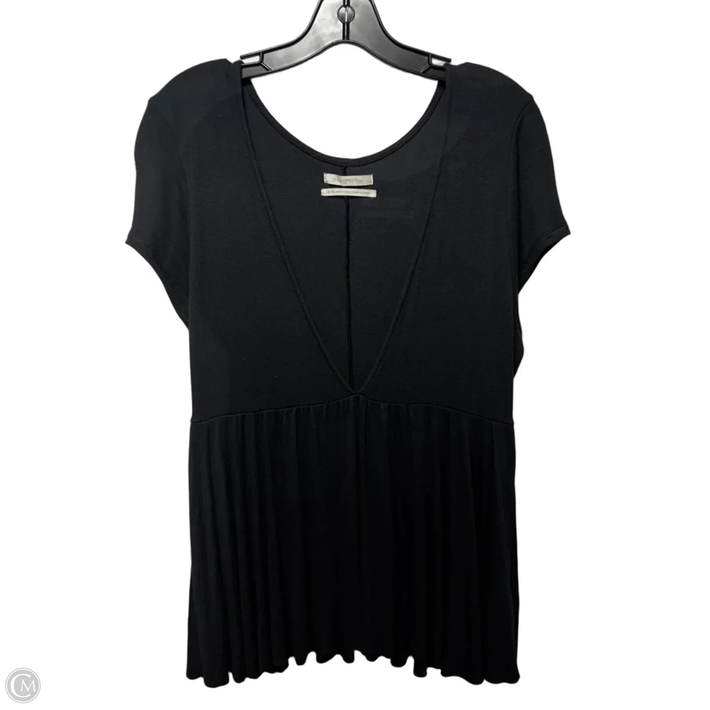 Top Short Sleeve By Urban Outfitters In Black, Size: Xl
