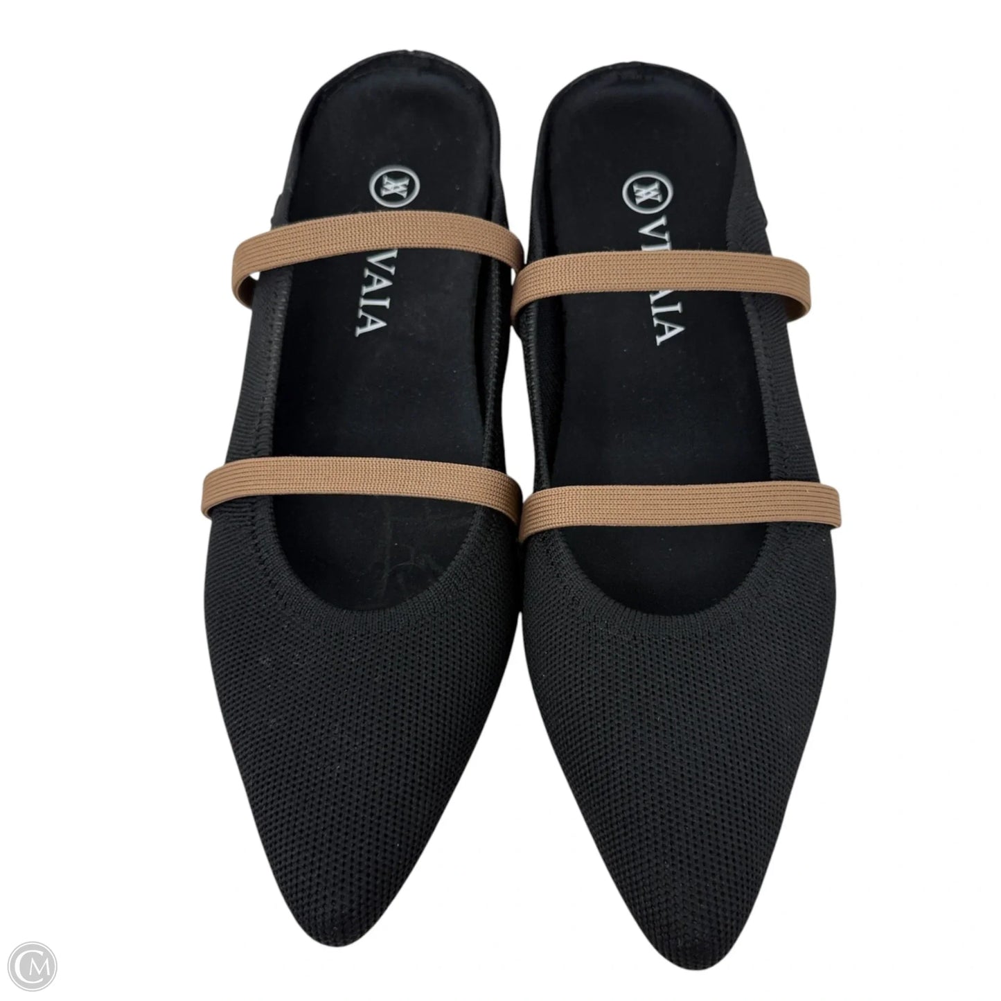 Elle Elle Pointed-Toe Mules By Vivaia In Black, Size: 8.5