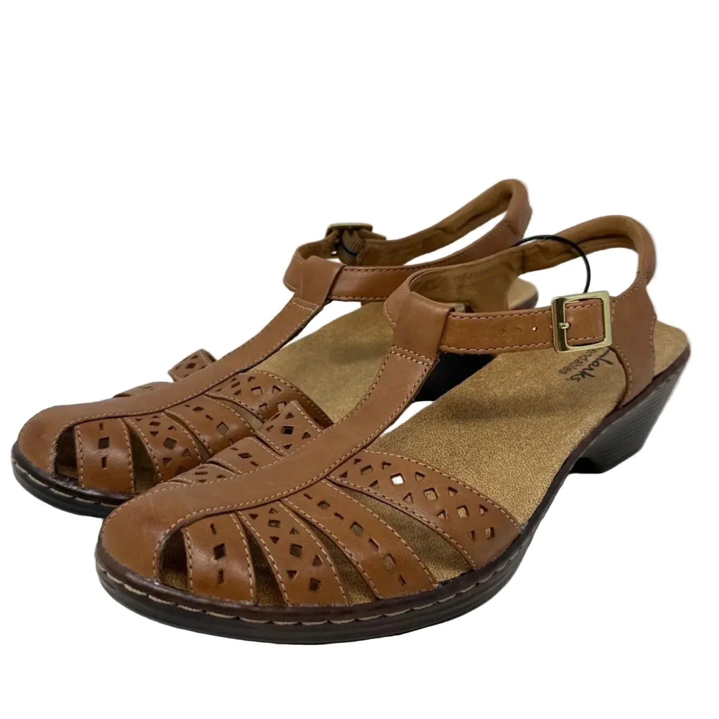 Wendy River Leather Sandals By Clarks In Tan, Size: 10
