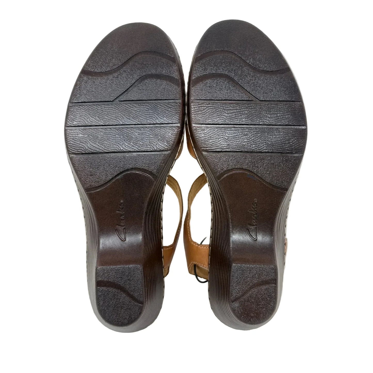 Wendy River Leather Sandals By Clarks In Tan, Size: 10
