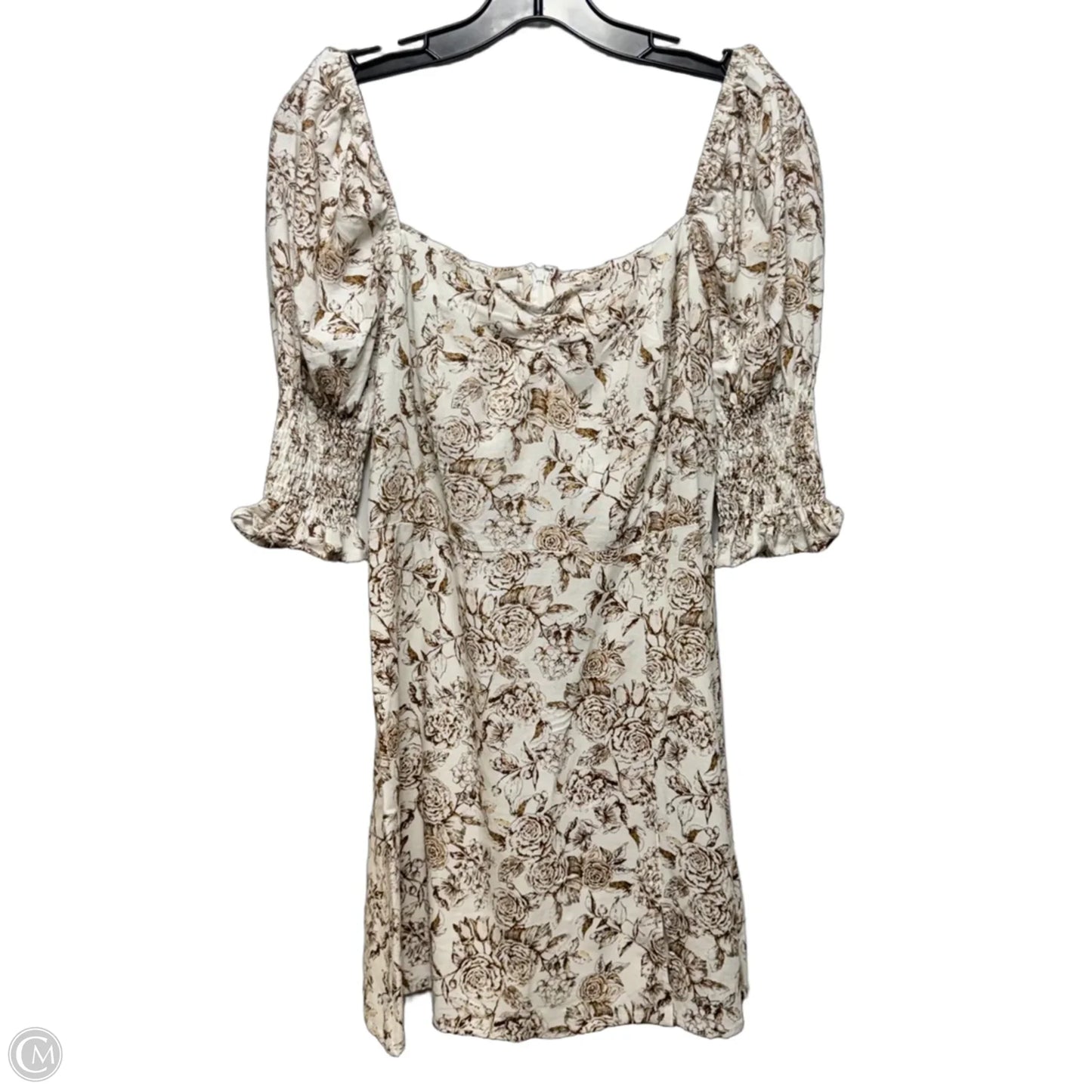 Dress Casual Short By Mi Ami In Floral Print, Size: M