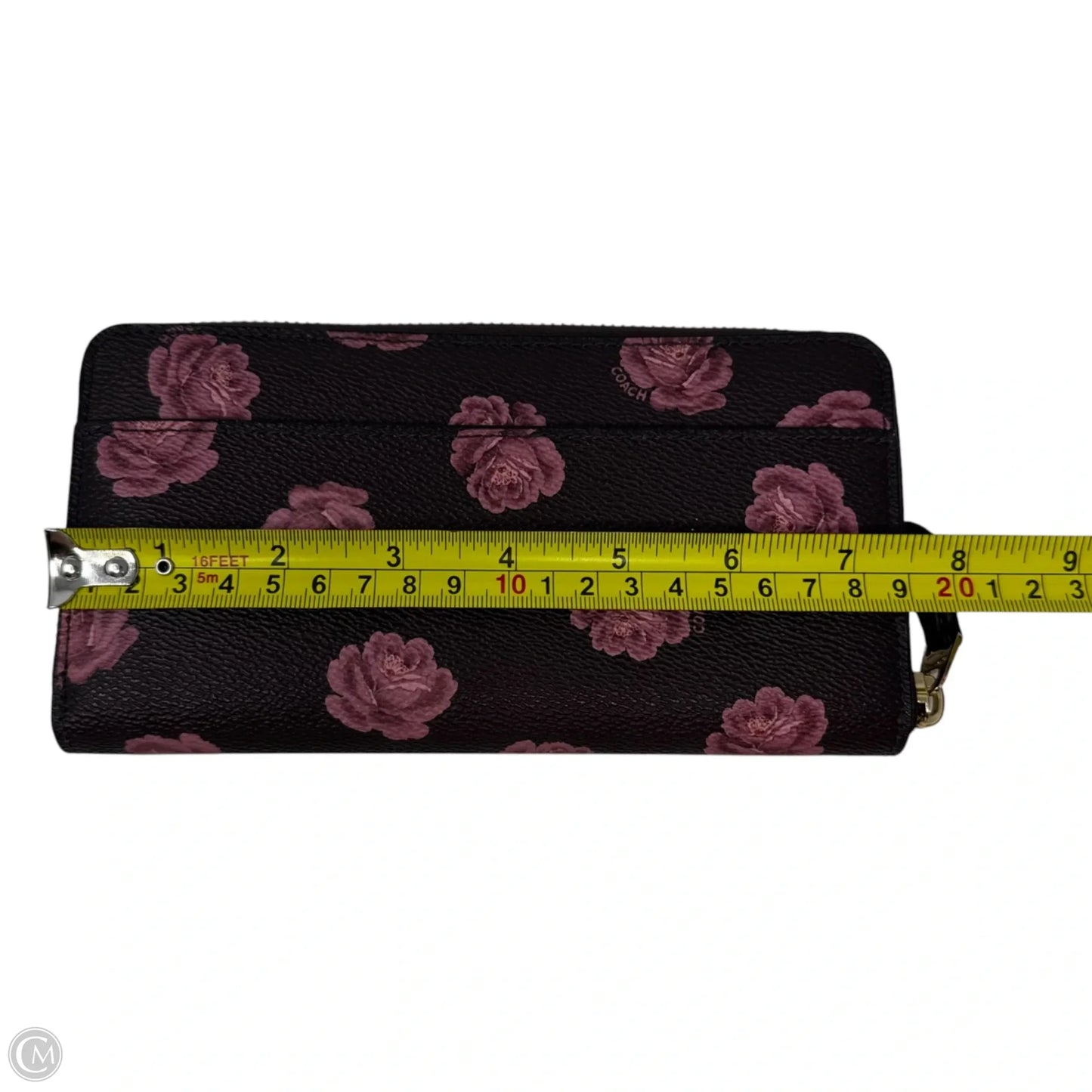 Long Zip Around Wallet Designer By Coach, Size: Large