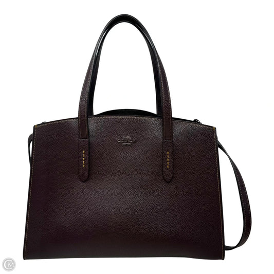 Charlie Carryall Designer By Coach, Size: Large