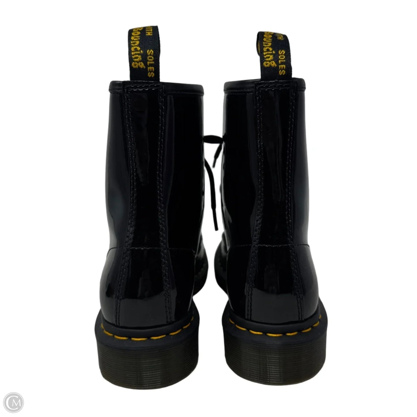 Patent 1460 Boots Combat By Dr Martens In Black, Size: 8