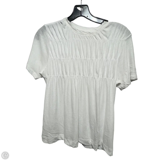 Top Short Sleeve By Everlane In White, Size: Xs